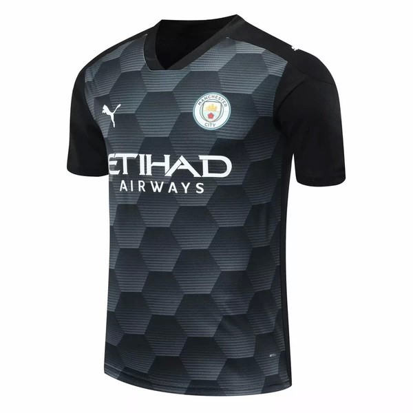 Camiseta Manchester City Primera Equipo Portero 2020-21 Negro